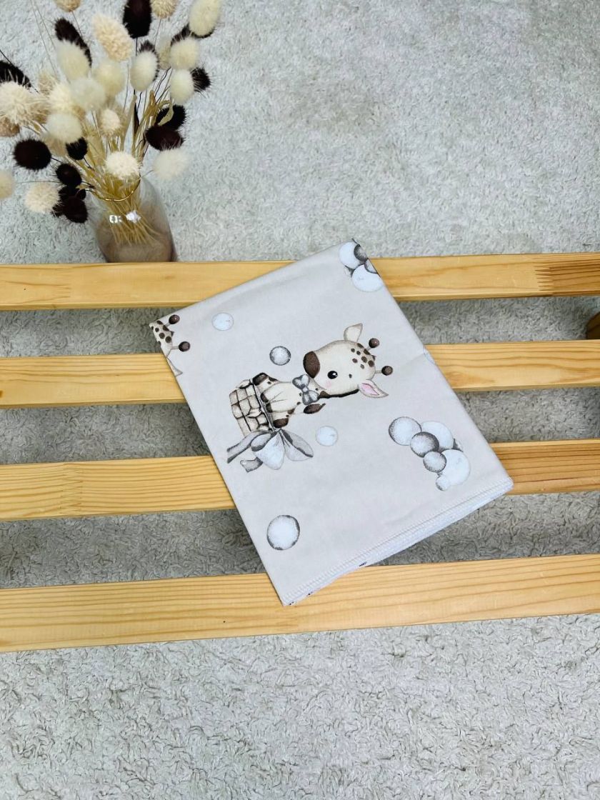 ❤ Пелюшки непромакаючі 80*50см. Принт - Жираф на бежевому (#89394827) ✓ Anna Konvert