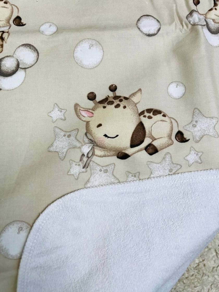 ❤ Пелюшки непромакаючі 80*50см. Принт - Жираф на бежевому (#89394827) ✓ Anna Konvert