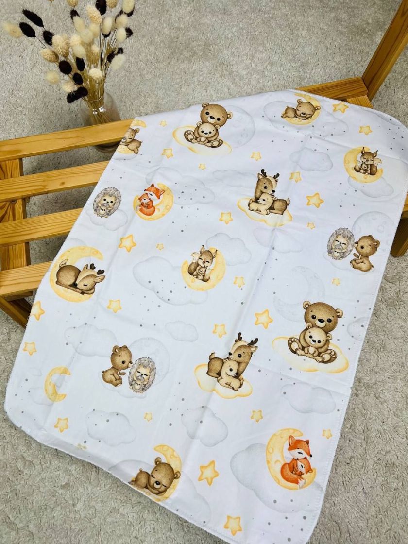 ❤ Пелюшки непромакаючі 80*50см. Принт - Ведмеді мама та малюк (#70781649) ✓ Anna Konvert