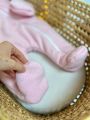 ❤ Зимовий комбінезон з шапочкою "Альпака", 0-3 міс.. Колір - Рожевий (#3152284) ✓ Anna Konvert