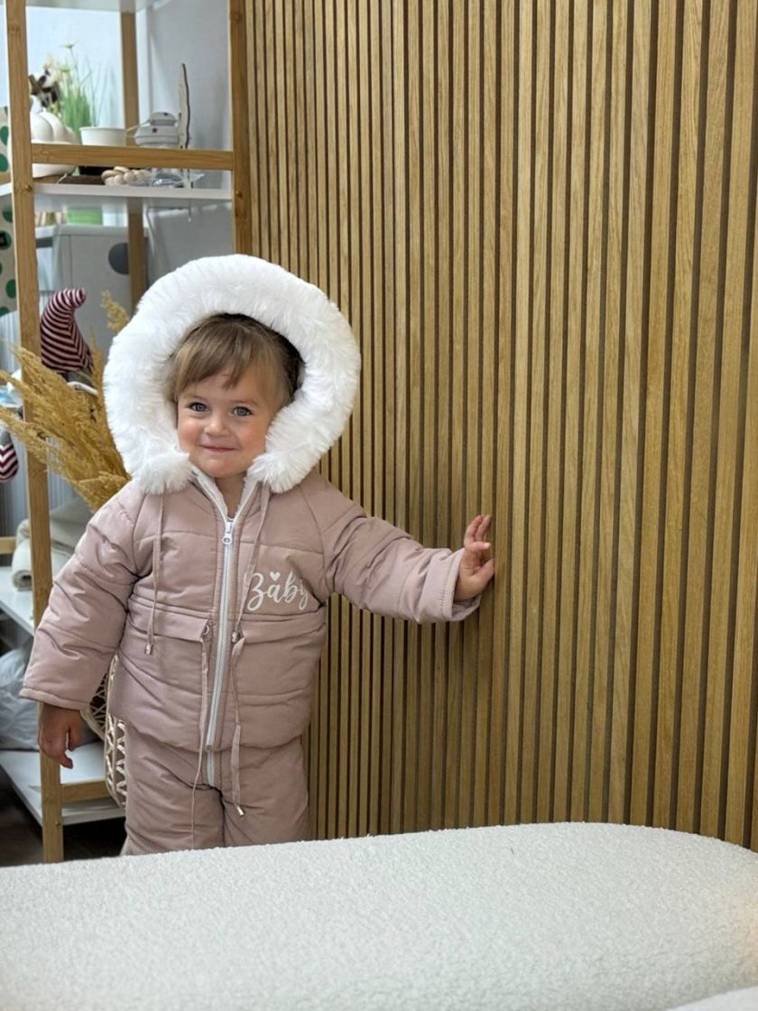❤ Зимовий комбінезон 3в1 Little. Колір - Пудровий (#28447787) ✓ Anna Konvert