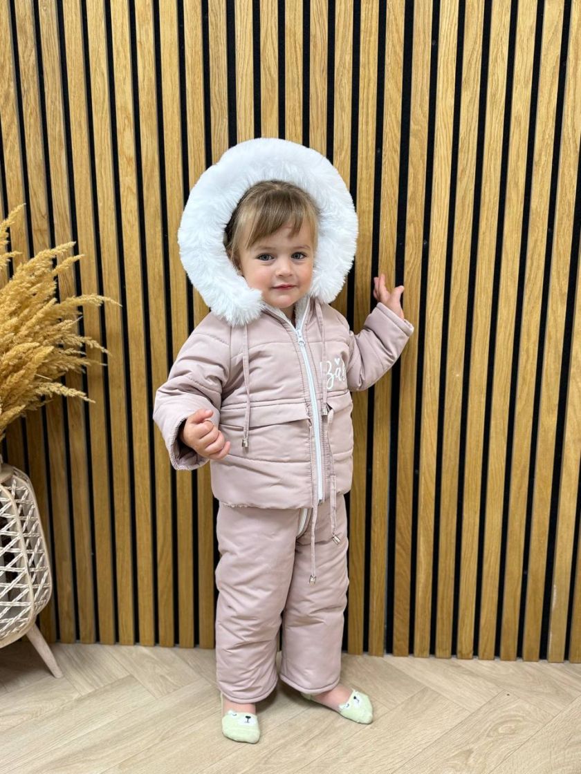 ❤ Зимовий комбінезон 3в1 Little. Колір - Пудровий (#28447787) ✓ Anna Konvert