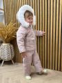 ❤ Зимовий комбінезон 3в1 Little. Колір - Пудровий (#28447787) ✓ Anna Konvert