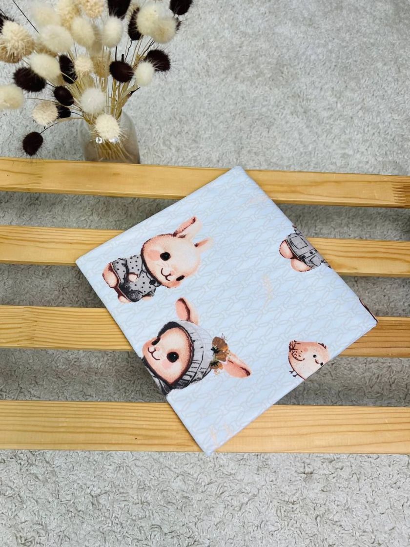 ❤ Пелюшки непромакаючі 80*50см. Принт - Зайці бежеві в шапці (#48702715) ✓ Anna Konvert