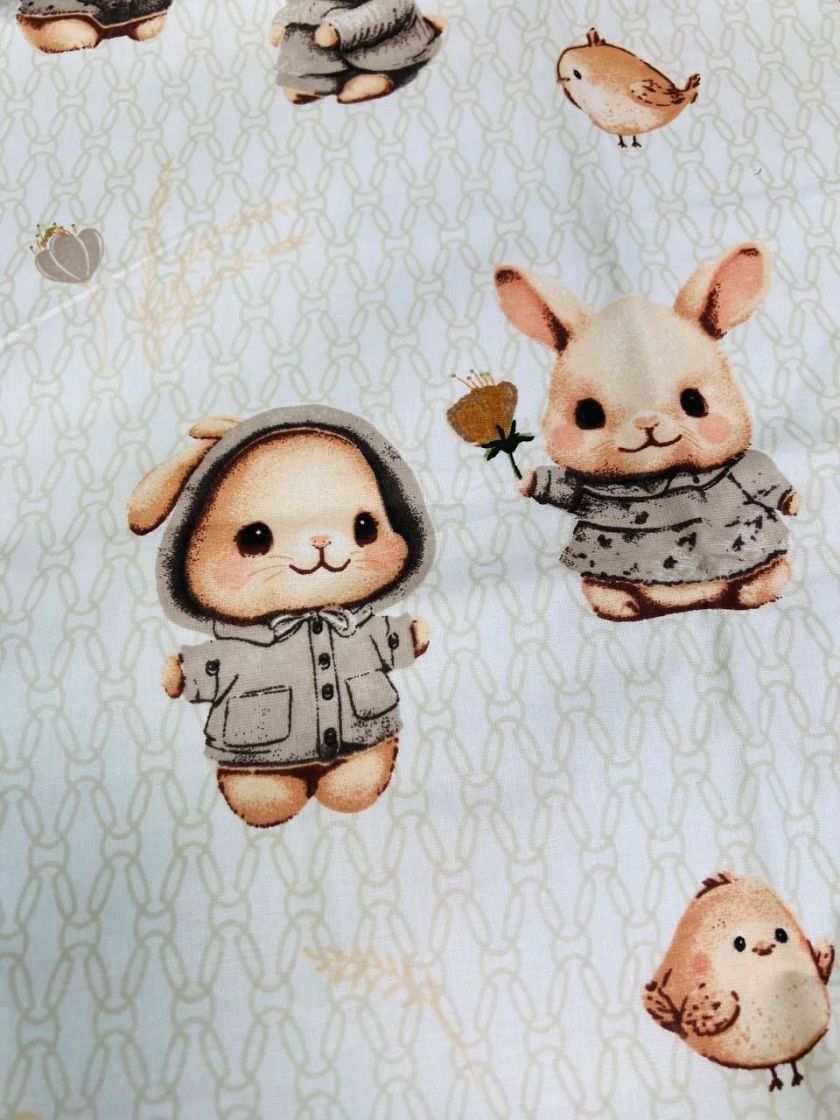 ❤ Пелюшки непромакаючі 80*50см. Принт - Зайці бежеві в шапці (#48702715) ✓ Anna Konvert