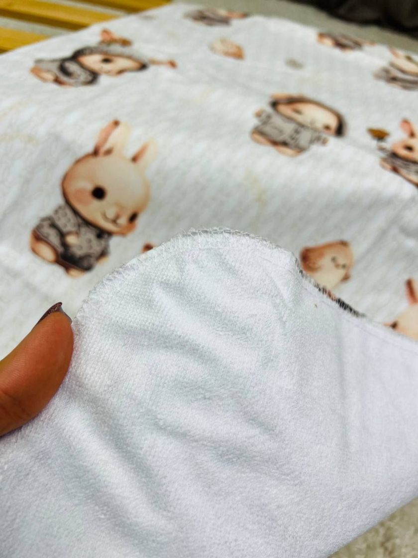 ❤ Пелюшки непромакаючі 80*50см. Принт - Зайці бежеві в шапці (#48702715) ✓ Anna Konvert