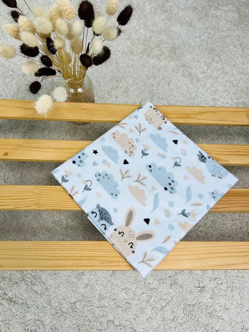❤ Пелюшки непромакаючі 80*50см. Принт - Совенята з бежевими зайцями (#15553593) ✓ Anna Konvert