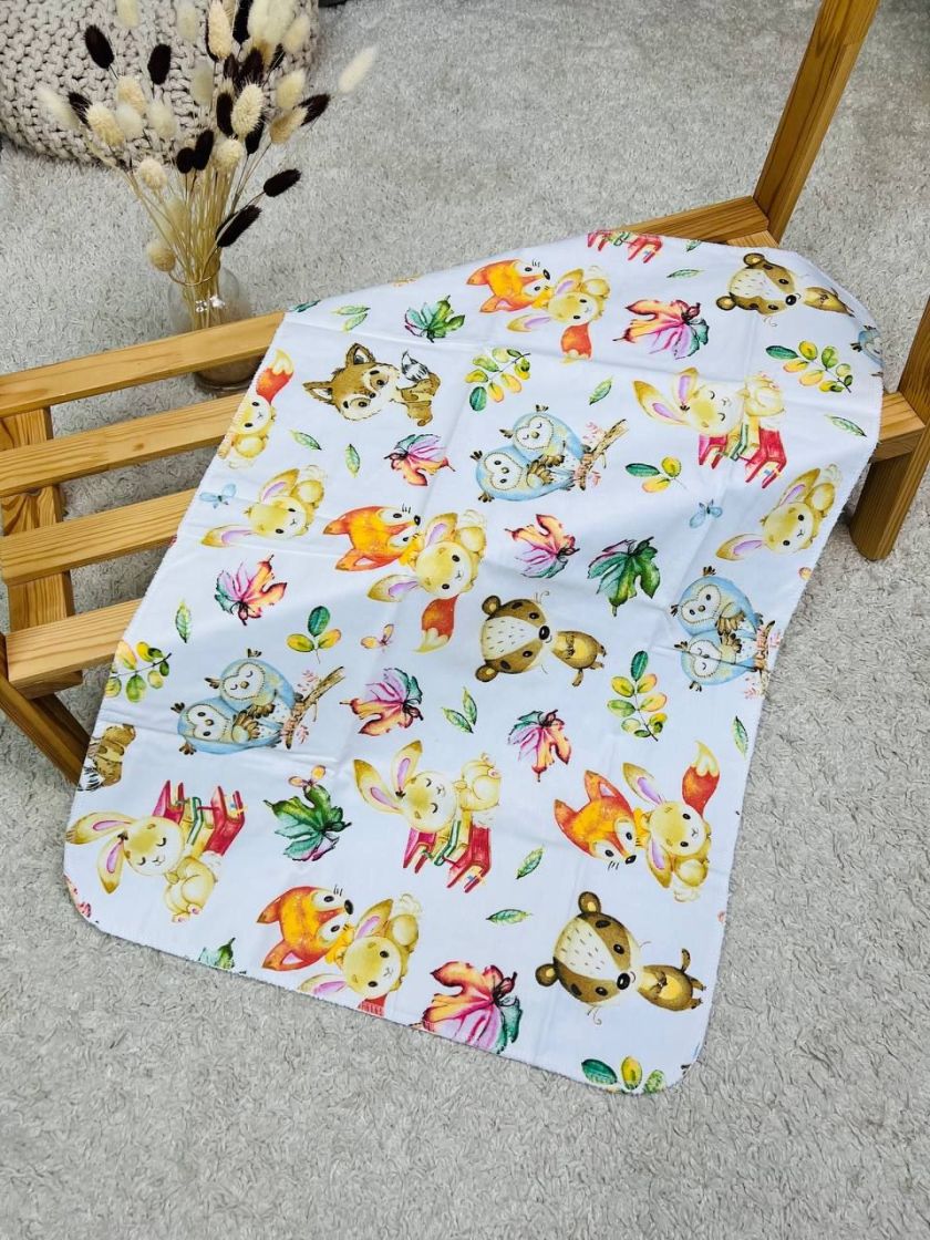 ❤ Пелюшки непромакаючі 80*50см. Принт - Зайка жовтий з книжками (#32393956) ✓ Anna Konvert