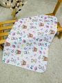 ❤ Пелюшки непромакаючі 80*50см. Принт - Коти з бантиком в лукошку (#72040682) ✓ Anna Konvert