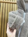 ❤ Зимовий комбінезон з шапочкою барашек, 0-3 міс. Колір - Молочний шоколад (#17335623) ✓ Anna Konvert