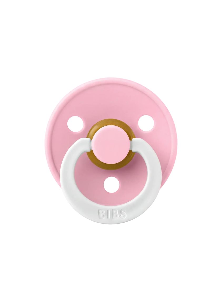 ❤ Соска пустушка BIBS, вушко світиться в темряві, Pacifier Colour Latex. Колір - Baby Pink GLOW. Розмір - 0-6 (#88071867) ✓ Anna