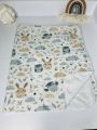 ❤ Пелюшки непромакаючі 100*80см. Принт - Совенята, зайці бежеві (#20748811) ✓ Anna Konvert