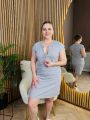 ❤ Сорочка на пологи бавовняна, 58-60р.. Колір - Сірий меланж (#27930) ✓ Anna Konvert