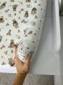 ❤ Матрасик у пеленатор, на блискавці, поролон з'ємний, 55см на 70см. Принт - Ведмеді в штанцях, серця дрібні (#85537778) ✓ Anna 