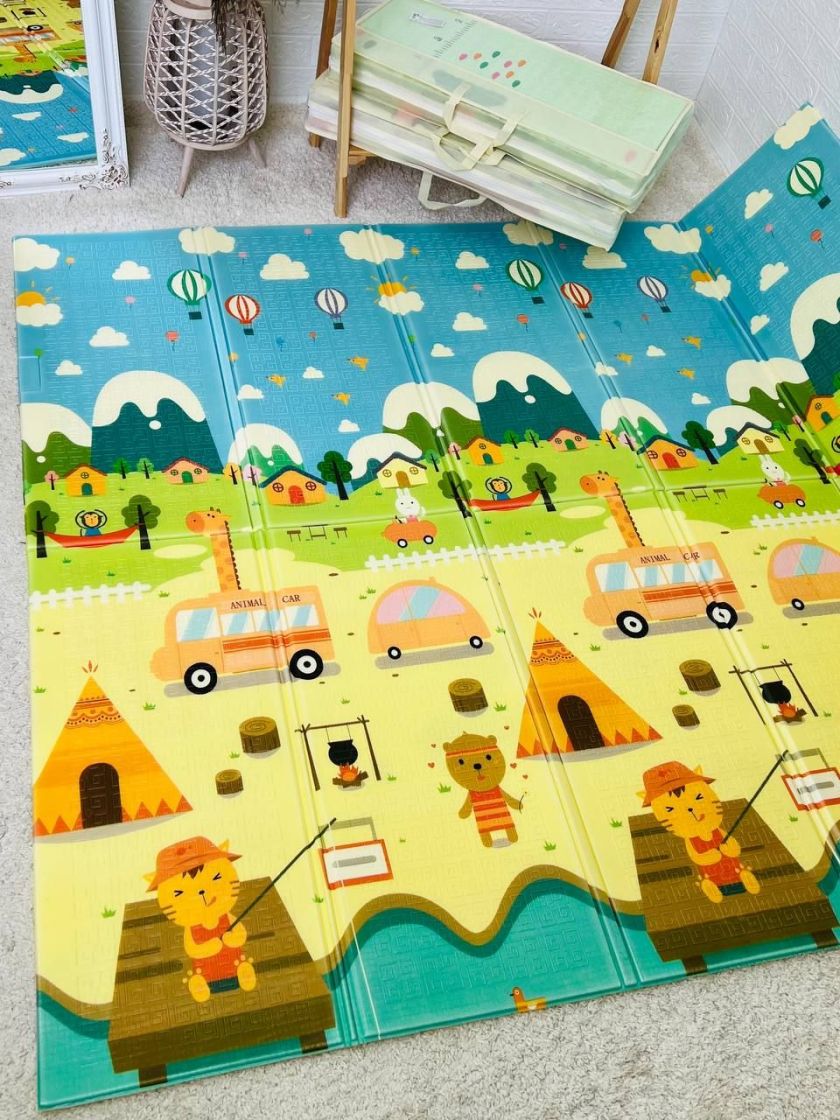 ❤ Килимок ігровий (ТЕРМО) 2-х сторонній EVA в сумці 180х200х0.8см. Принт - Віг вам/ кіт рибак (#89004998) ✓ Anna Konvert