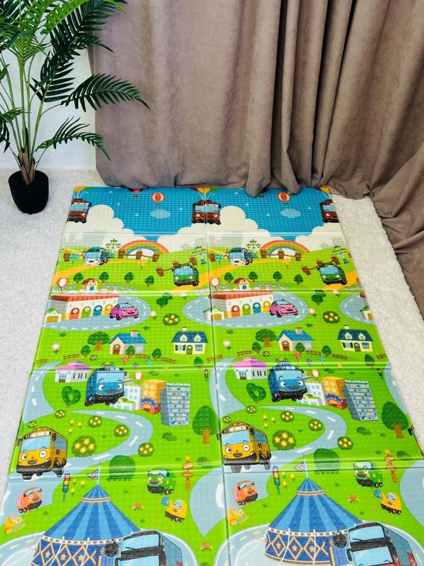 ❤ Килимок ігровий (ТЕРМО) 2-х сторонній EVA в сумці 180х200х0.8см. Принт - Цирк (#5523112) ✓ Anna Konvert