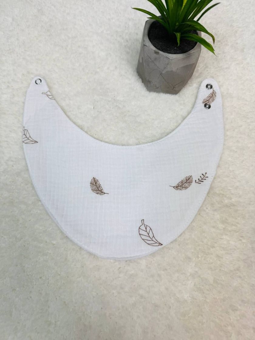 ❤ Слюнявчик, нагрудник мусліновий, непромакаючий. Принт - Золоте листя (#53117910) ✓ Anna Konvert