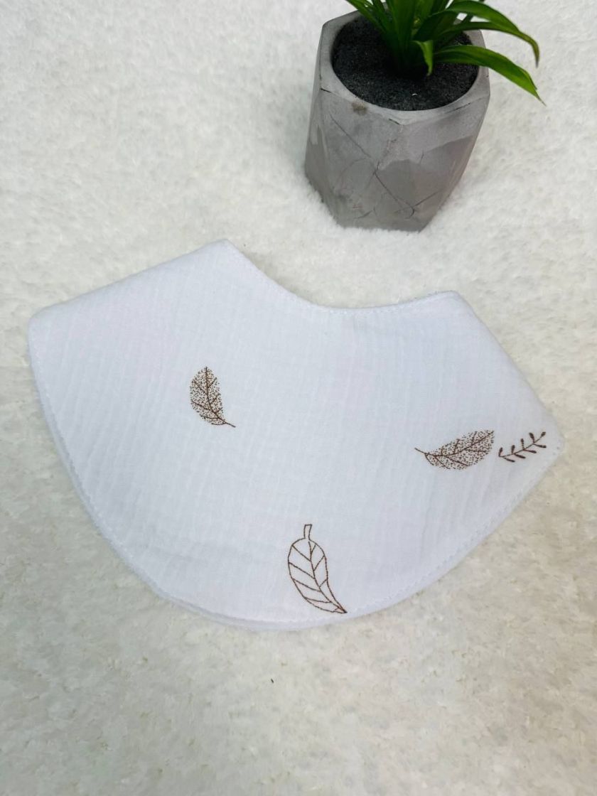 ❤ Слюнявчик, нагрудник мусліновий, непромакаючий. Принт - Золоте листя (#53117910) ✓ Anna Konvert