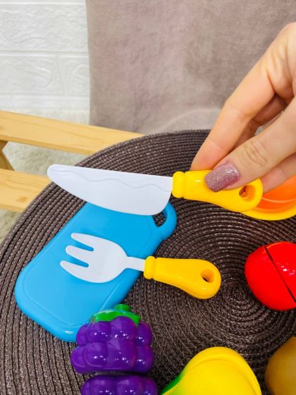 ❤ Ігровий набір Овочі та Фрукти на липучках з дощечкою. (#1033) ✓ Anna Konvert 2