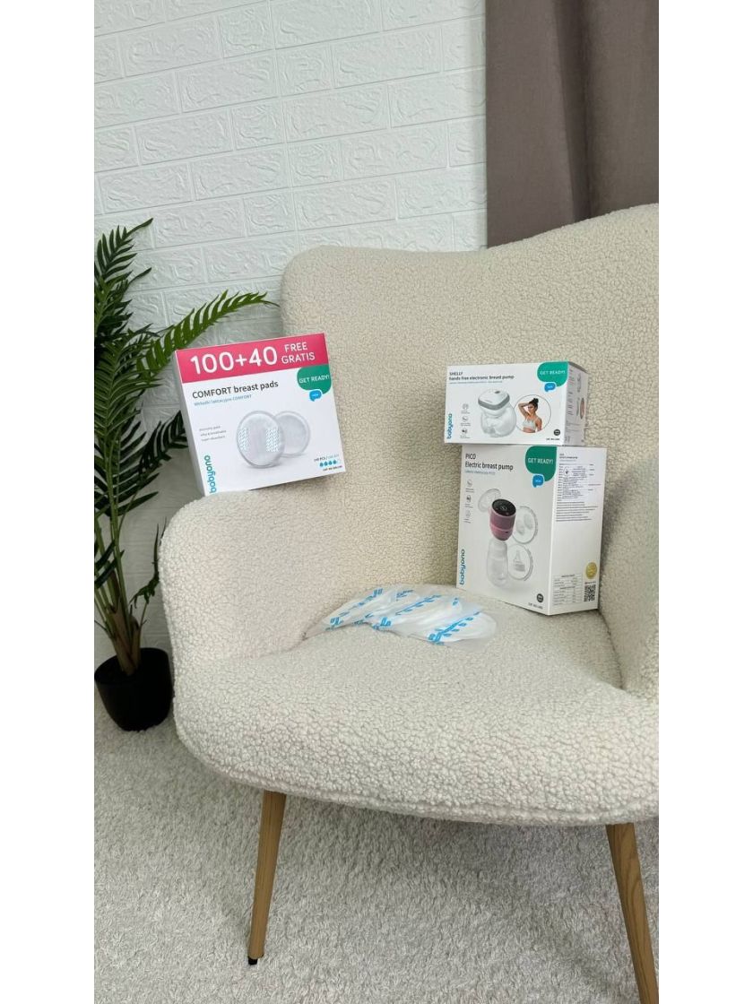 ❤ Молоковідсмоктувач акумуляторний "SHELLY" (вільні руки) "BabyOno" (#0083) ✓ Anna Konvert