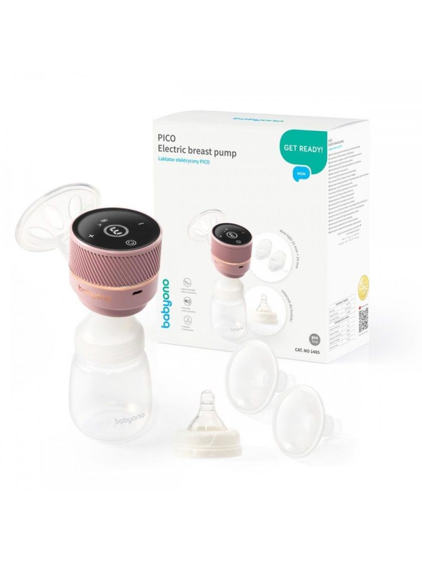 ❤ Молоковідсмоктувач акумуляторний "PICO" (3 режими роботи) "BabyOno" (#1485) ✓ Anna Konvert