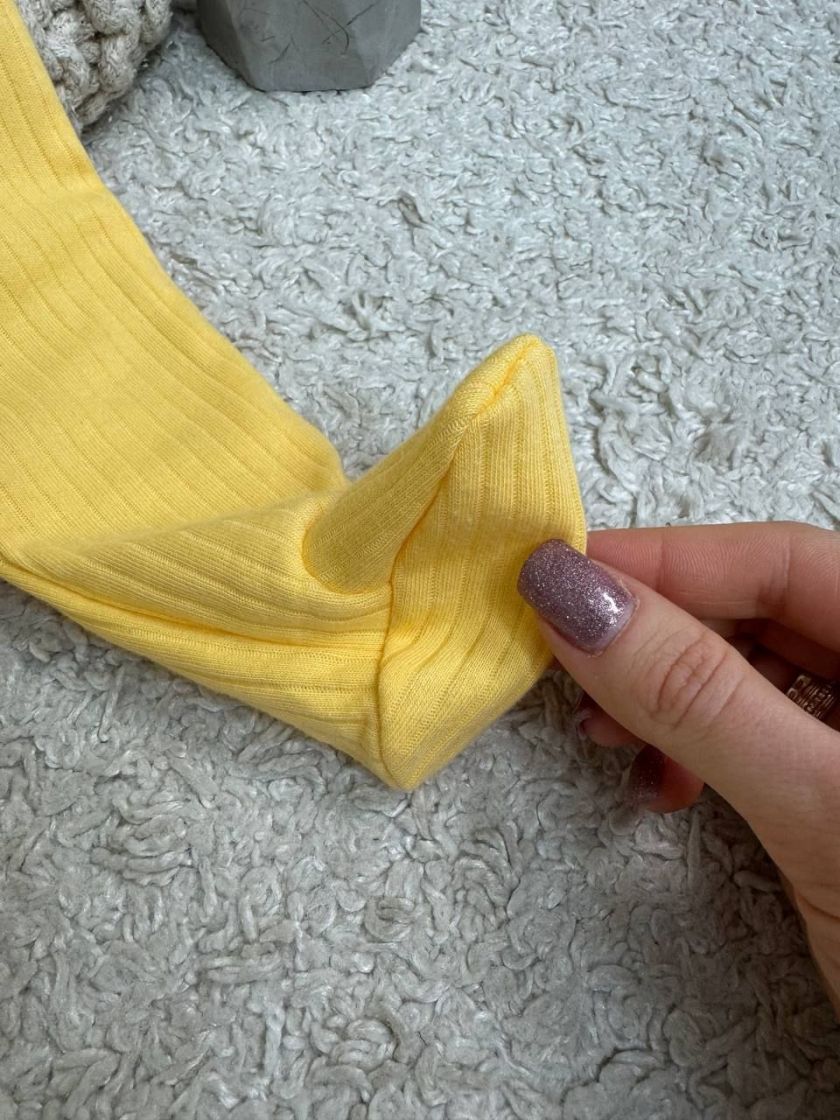 ❤ Чоловічок ясельний інтерлок, 56-62см. Колір - Жовтий смужка (#4829960269533) ✓ Anna Konvert