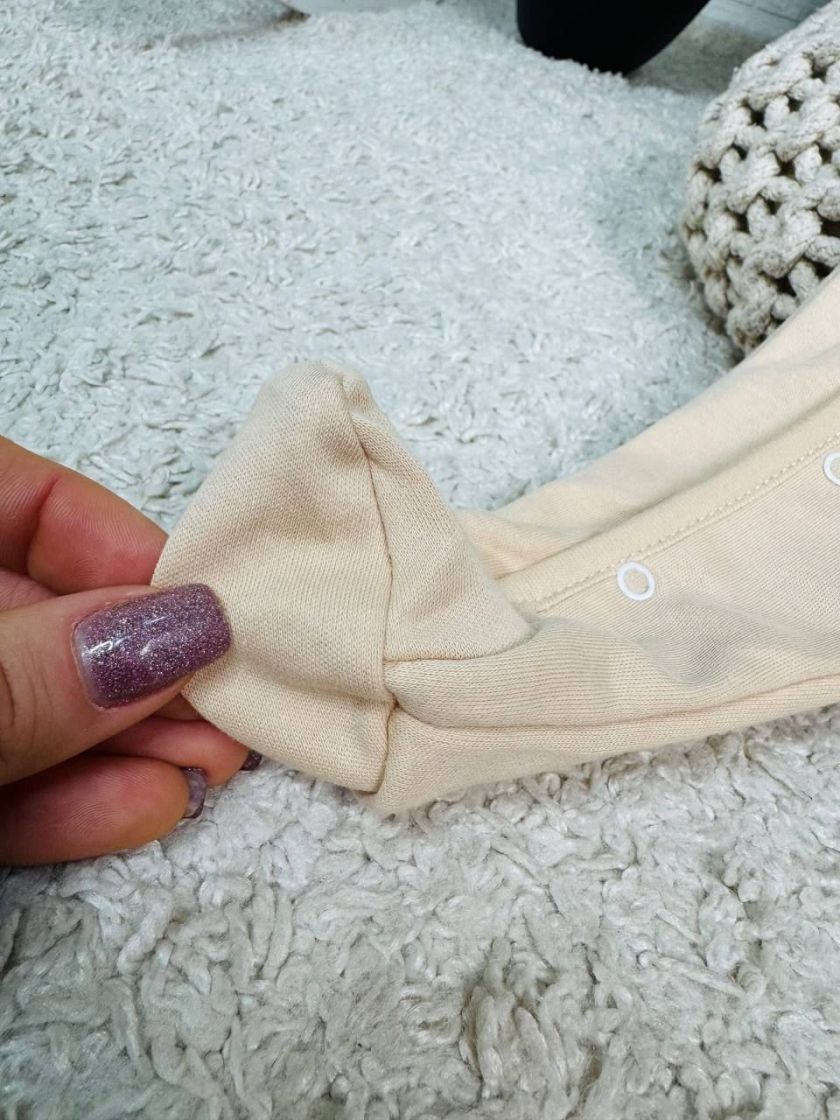 ❤ Чоловічок ясельний інтерлок, 56-62см. Колір - Пісочний (#4829960274575) ✓ Anna Konvert