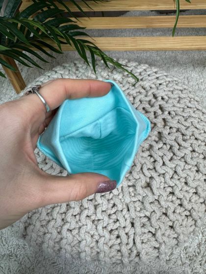 ❤ Шапочка зовнішні шви, 0-1 міс. Колір - М'ятна в смужку (#15392660) ✓ Anna Konvert 2