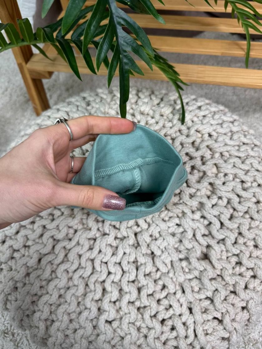 ❤ Шапочка вушка, 0-3міс. Колір - Зелений. Матеріал - Інтерлок (#48568746) ✓ Anna Konvert