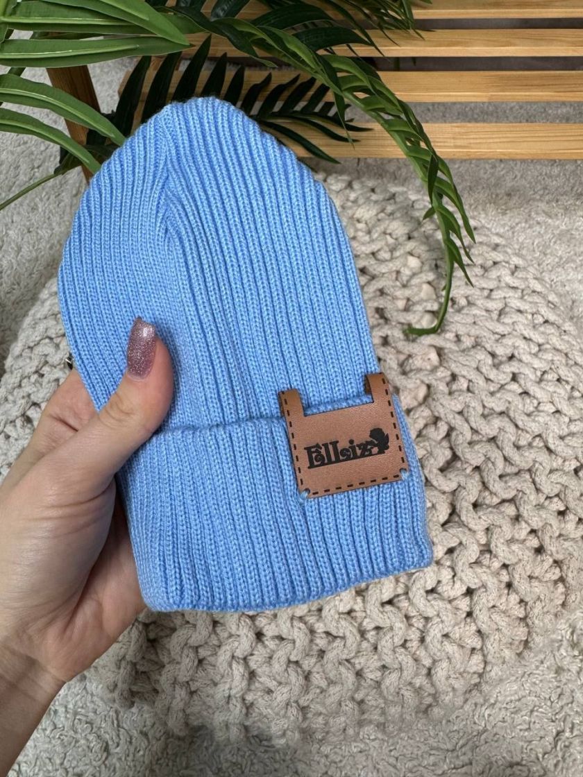 ❤ Шапка демісезонна. Колір - Блакитний. Розмір - 0-6 міс (#25059371) ✓ Anna Konvert