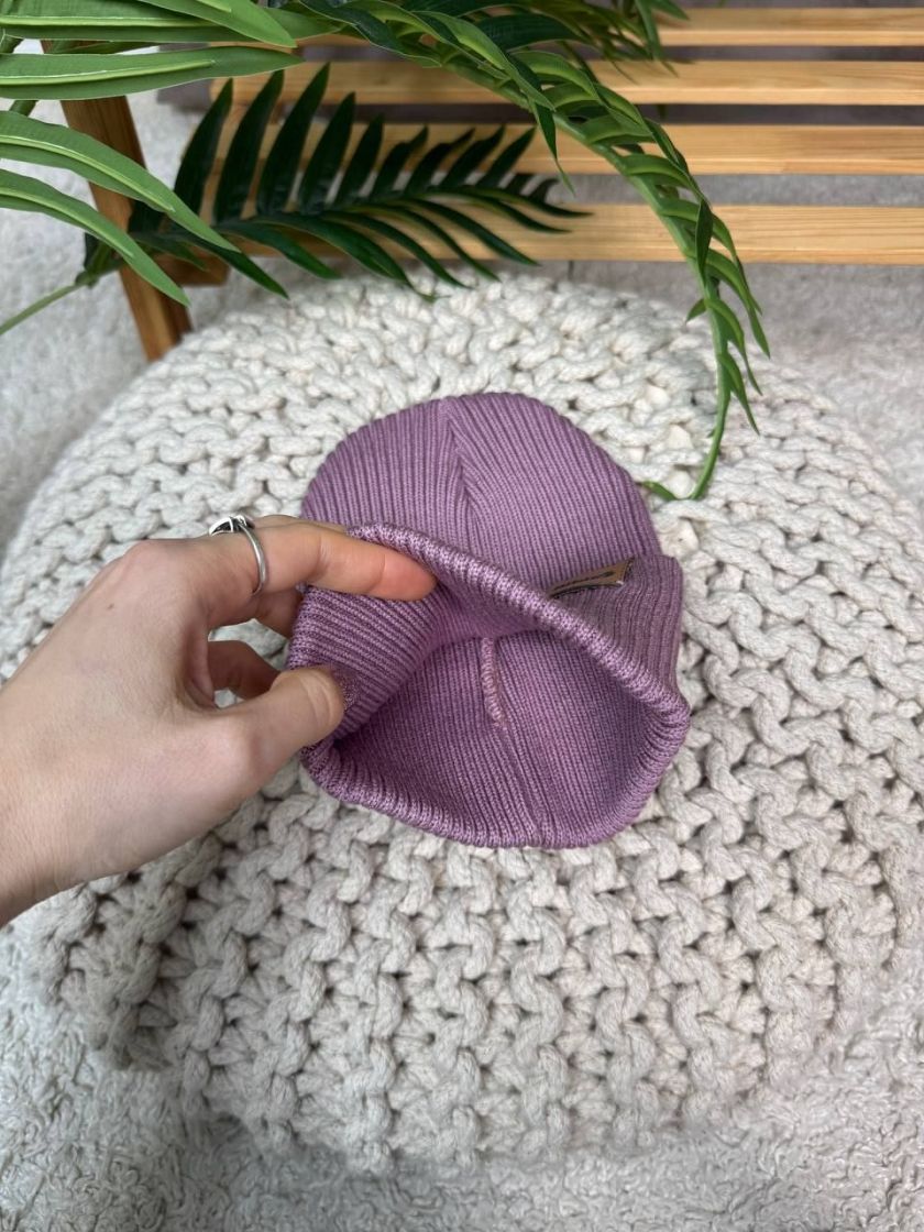 ❤ Шапка демісезонна. Колір - Пильна троянда. Розмір - 1-3 роки (#1405174) ✓ Anna Konvert