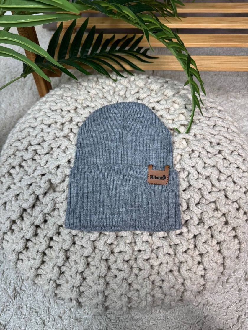 ❤ Шапка демісезонна. Колір - Сірий. Розмір - 1-3 роки (#78135150) ✓ Anna Konvert