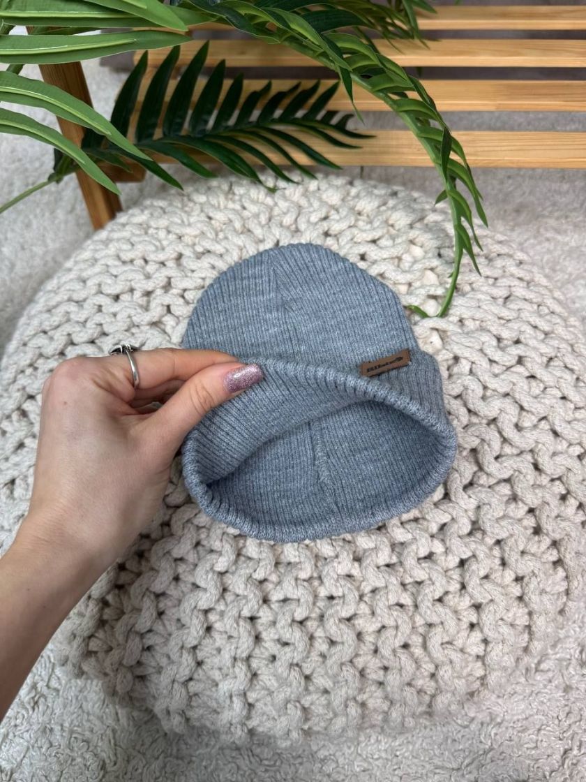 ❤ Шапка демісезонна. Колір - Сірий. Розмір - 1-3 роки (#78135150) ✓ Anna Konvert