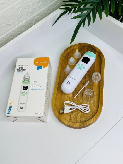 ❤ Аспіратор для носа електронний з LCD екраном та мелодіями, BabyOno (#1470) ✓ Anna Konvert 2
