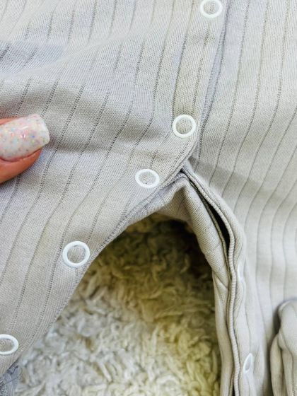 ❤ Чоловічок рубчик однотон Ромашка. Колір - Сірий. Розмір - 56-62см (#49801971) ✓ Anna Konvert 2