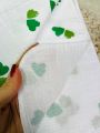 ❤ Пелюшки муслінові чотирьохшарові, жатка. Принт - Сердечка зелені на білому. Розмір - 90*135см (#61552507) ✓ Anna Konvert