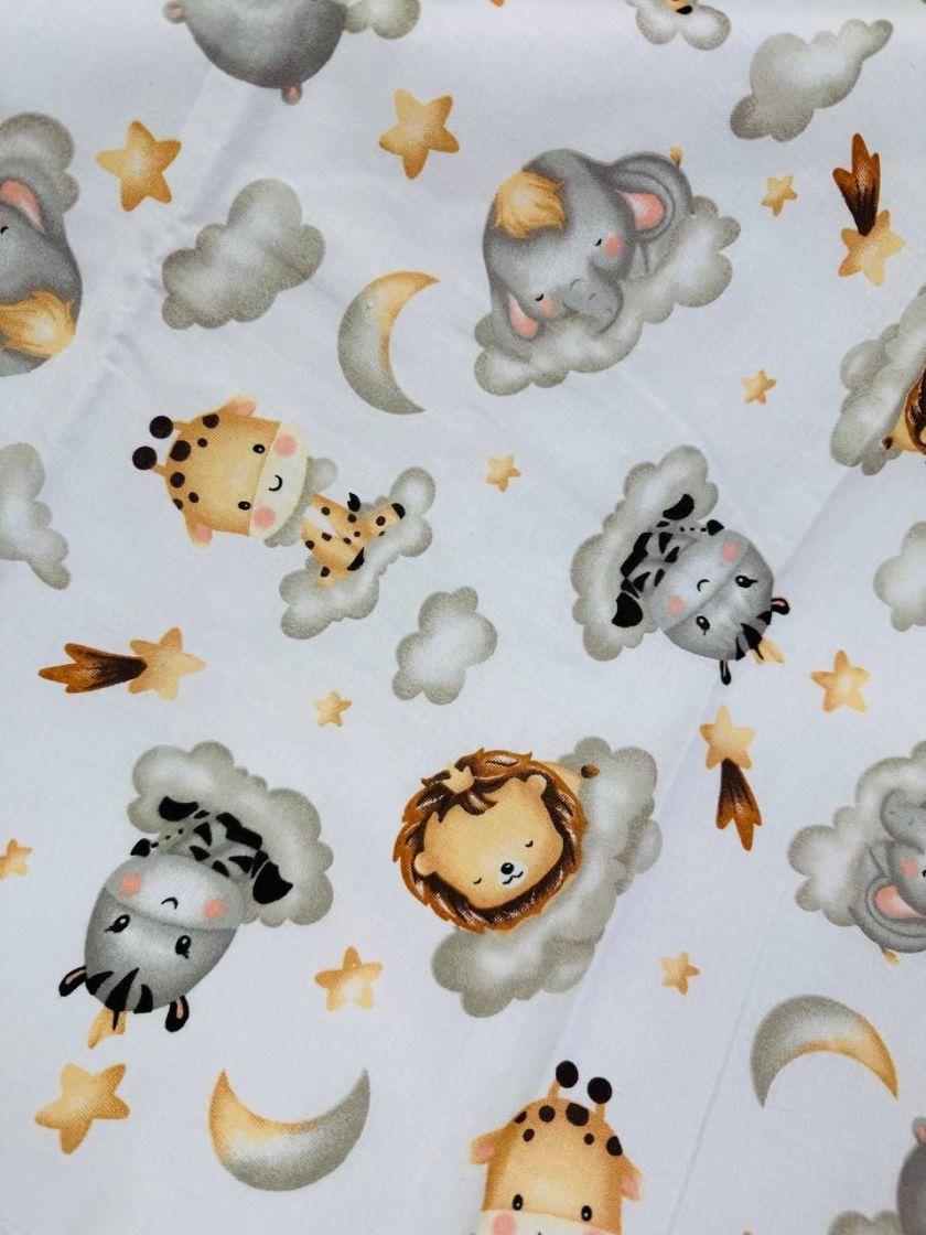 ❤ Пелюшки непромакаючі 80*50см. Принт - Сплячі звірі на хмаринці (#63339455) ✓ Anna Konvert