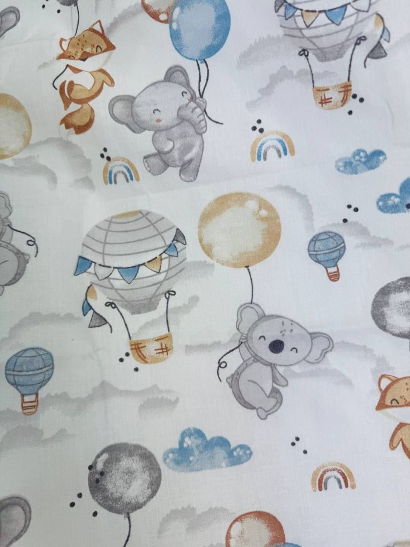 ❤ Пелюшки непромакаючі 80*50см. Принт - Слон та лиса, на кульках (#44956786) ✓ Anna Konvert