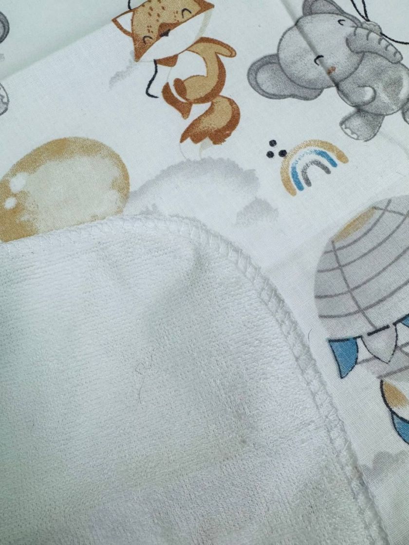 ❤ Пелюшки непромакаючі 80*50см. Принт - Слон та лиса, на кульках (#44956786) ✓ Anna Konvert