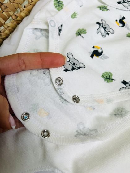 ❤ Комплект 3ка з боді, байка 56р. Принт - Коала, черепаха малі (#5621739) ✓ Anna Konvert 2