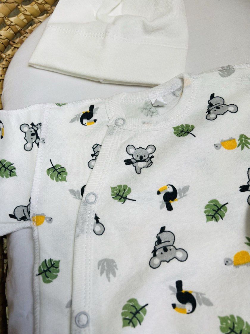 ❤ Комплект 3ка з боді, байка 56р. Принт - Коала, черепаха малі (#5621739) ✓ Anna Konvert