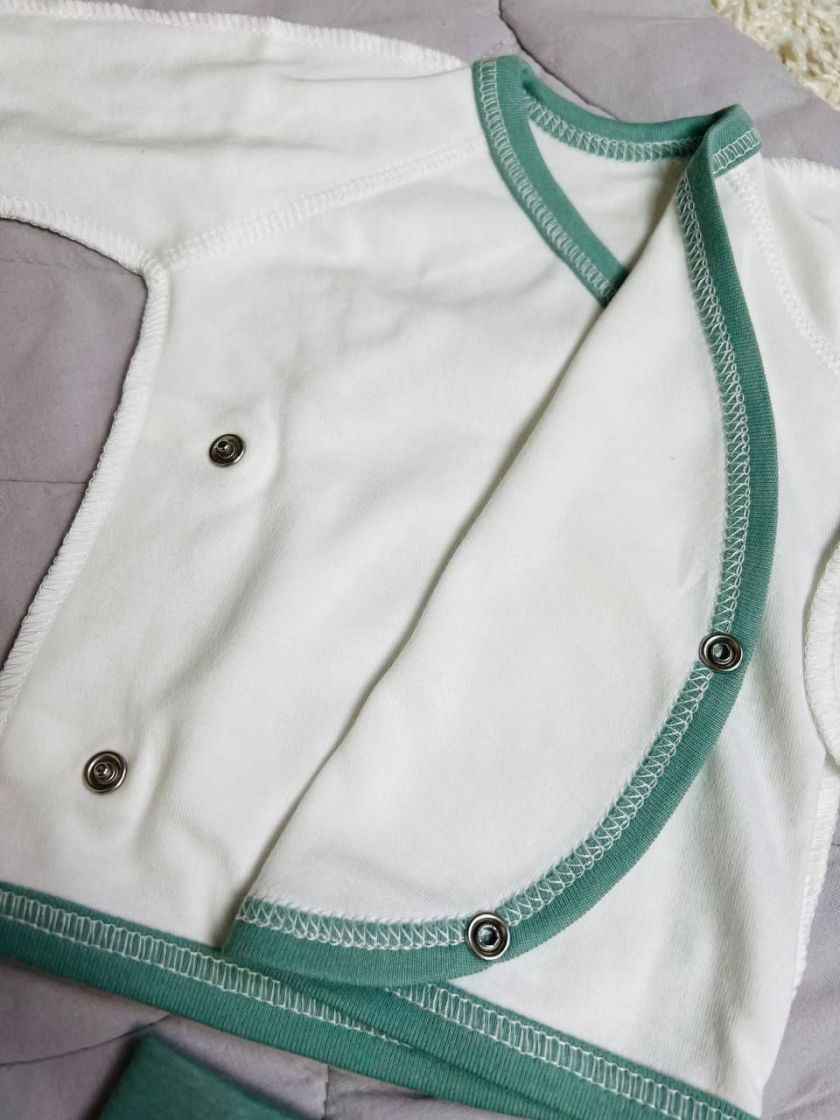 ❤ Комплект 3ка з сорочкою інтерлок "Кантик", 56см. Колір - Фісташковий (#4880539) ✓ Anna Konvert