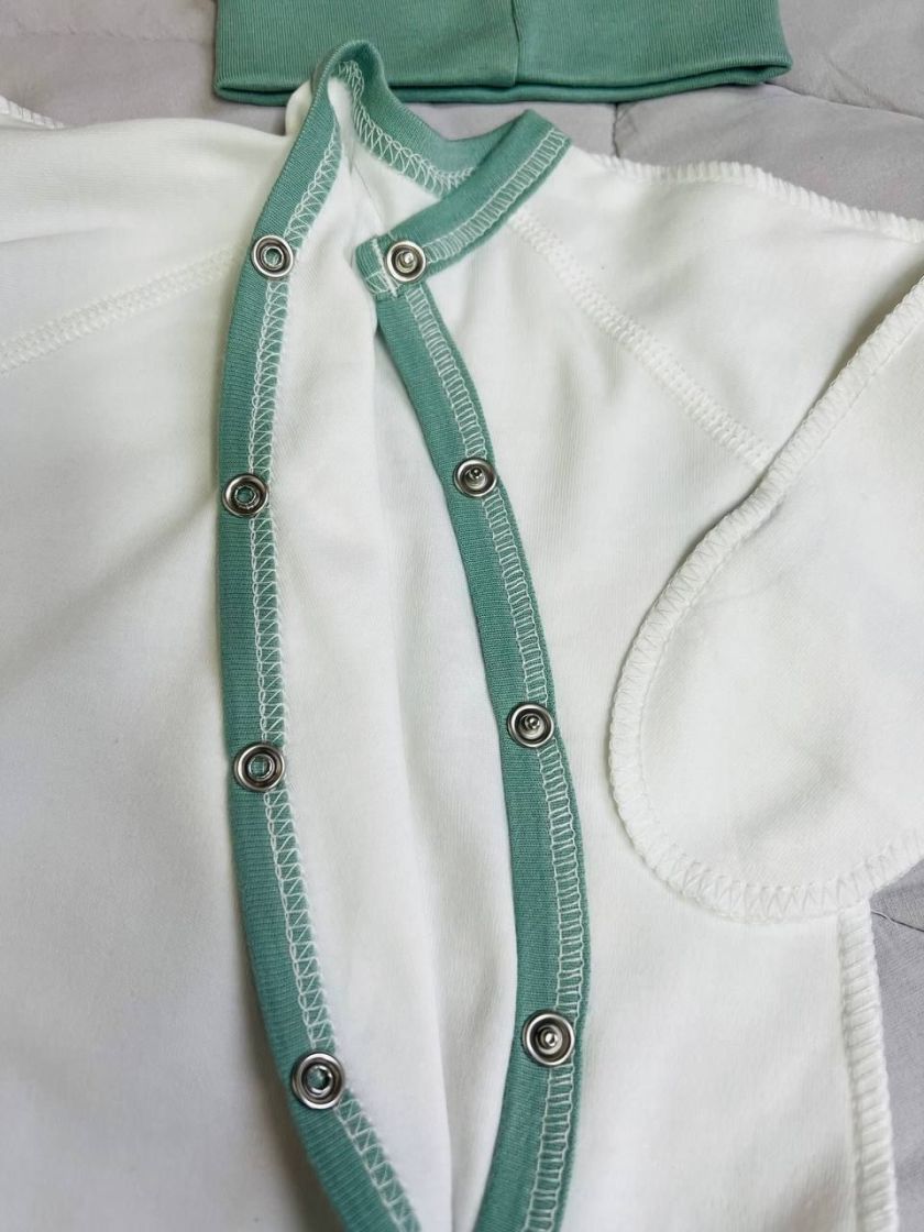 ❤ Чоловічок з шапочкою інтерлок Кантик. Колір - Фісташковий. Розмір - 56см (#39160729) ✓ Anna Konvert