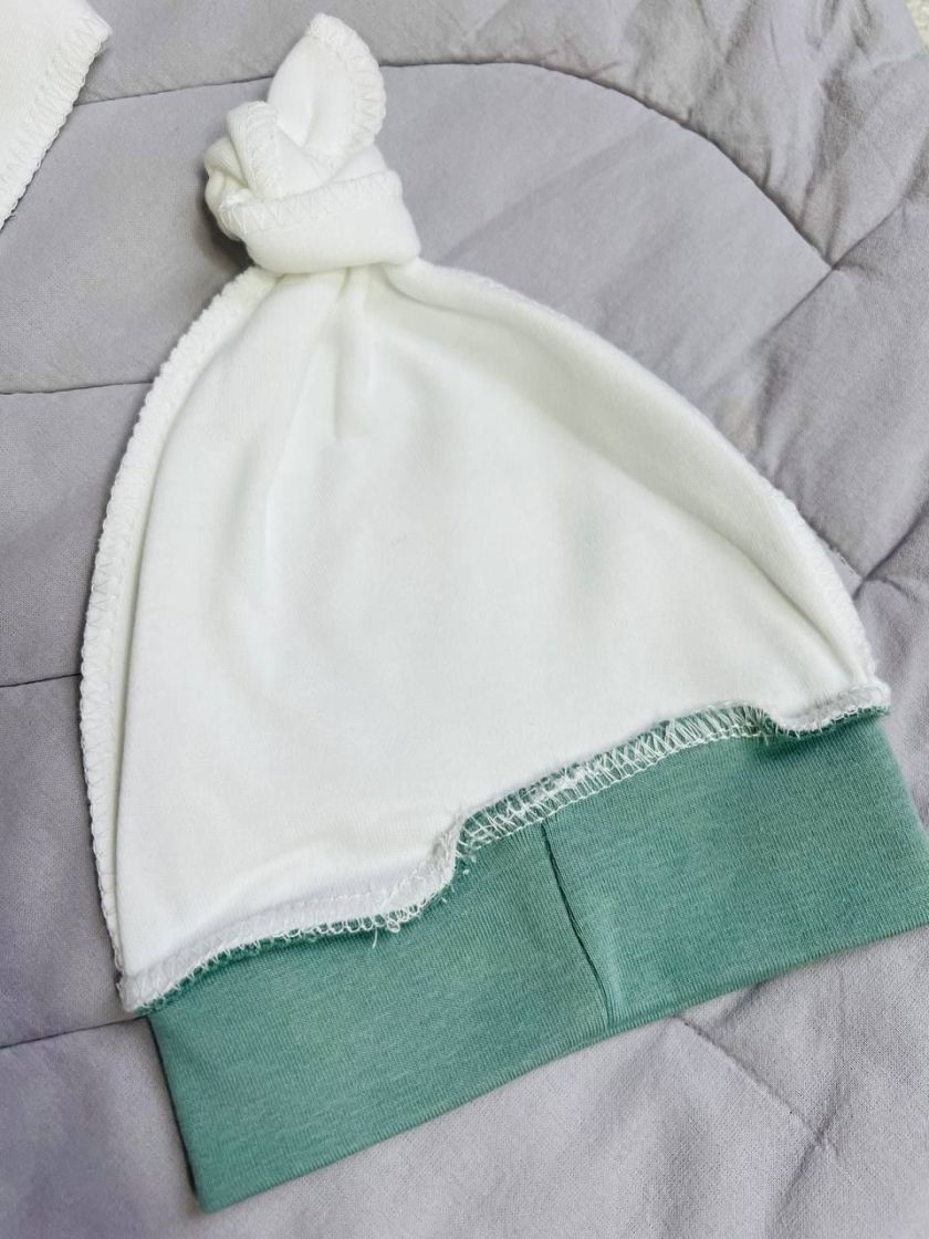 ❤ Чоловічок з шапочкою інтерлок Кантик. Колір - Фісташковий. Розмір - 56см (#39160729) ✓ Anna Konvert