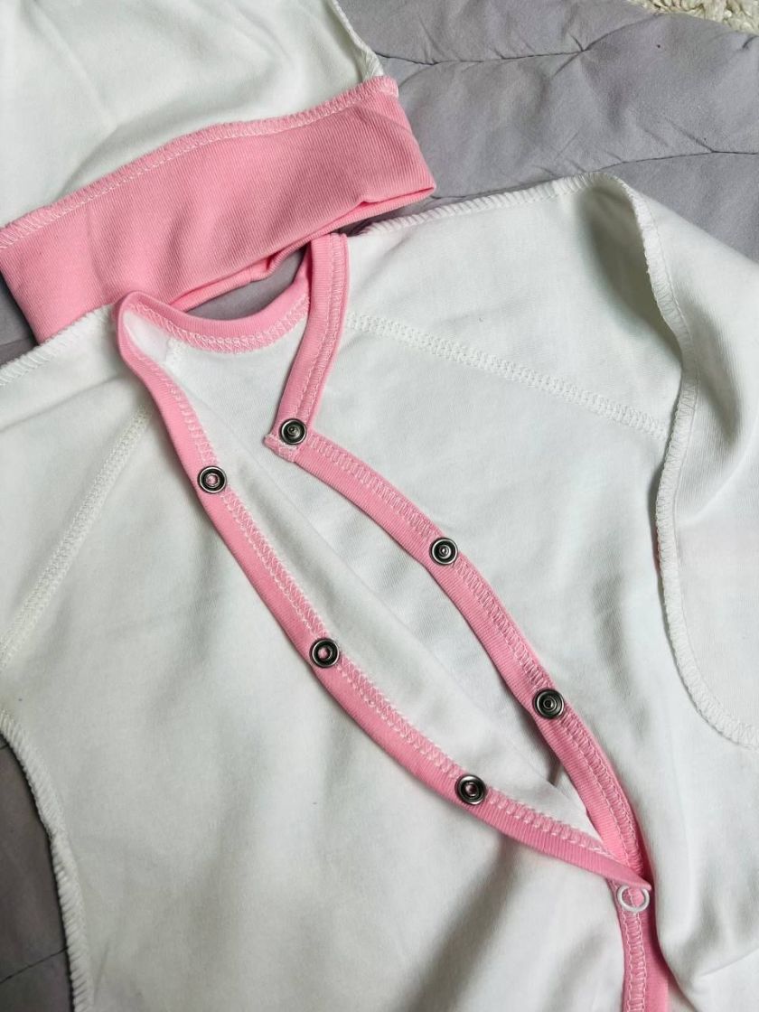 ❤ Чоловічок з шапочкою інтерлок Кантик. Колір - Рожевий. Розмір - 62см (#12403734) ✓ Anna Konvert