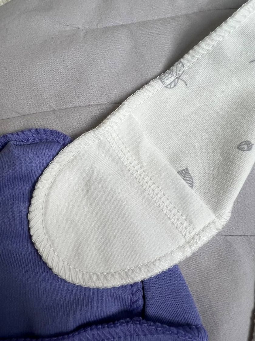 ❤ Комплект 4ка з боді інтерлок, "Листячко". Колір - Фіолетовий (#75839272) ✓ Anna Konvert