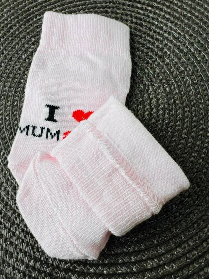 ❤ Шкарпетки Ilovedad, 3-6міс. Колір - Рожевий. Матеріал - Без утеплення (#29983560) ✓ Anna Konvert 2