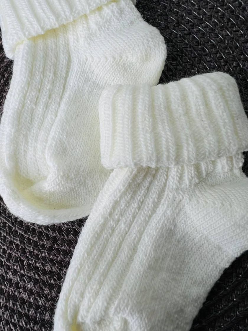 ❤ Шкарпетки без утеплення щільні, 0-3міс. Колір - Молочний (#90219106) ✓ Anna Konvert