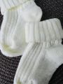 ❤ Шкарпетки без утеплення щільні, 0-3міс. Колір - Молочний (#90219106) ✓ Anna Konvert