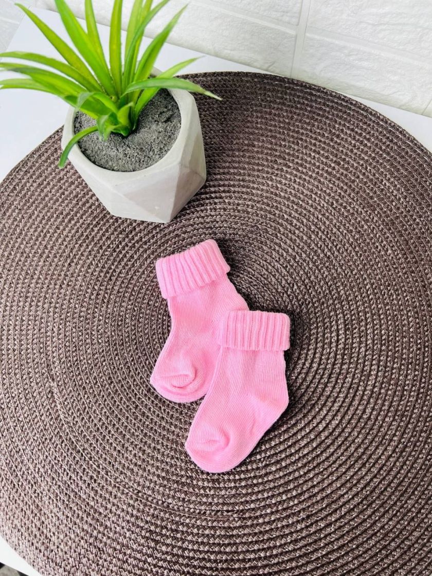 ❤ Шкарпетки без утеплення, 0-3міс. Колір - Рожевий (#41711275) ✓ Anna Konvert